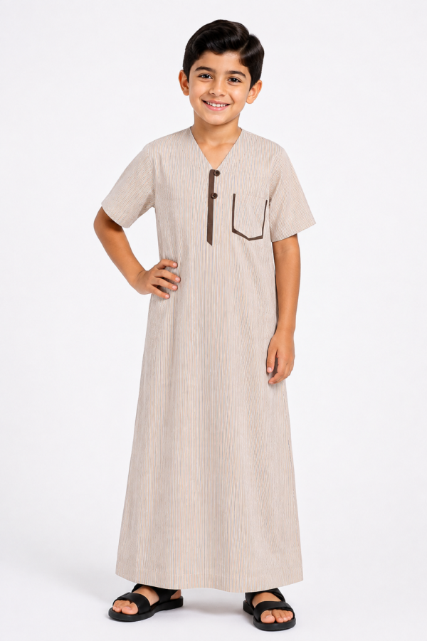 Baraa boys' jalabiya 7,  65% cotton