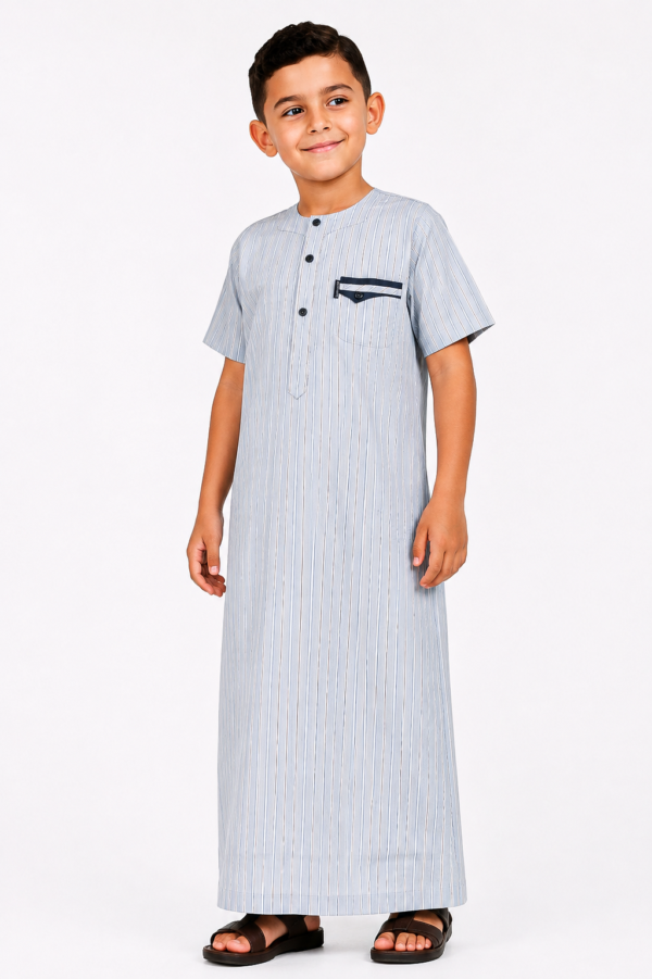 Baraa boys' jalabiya, 65% cotton